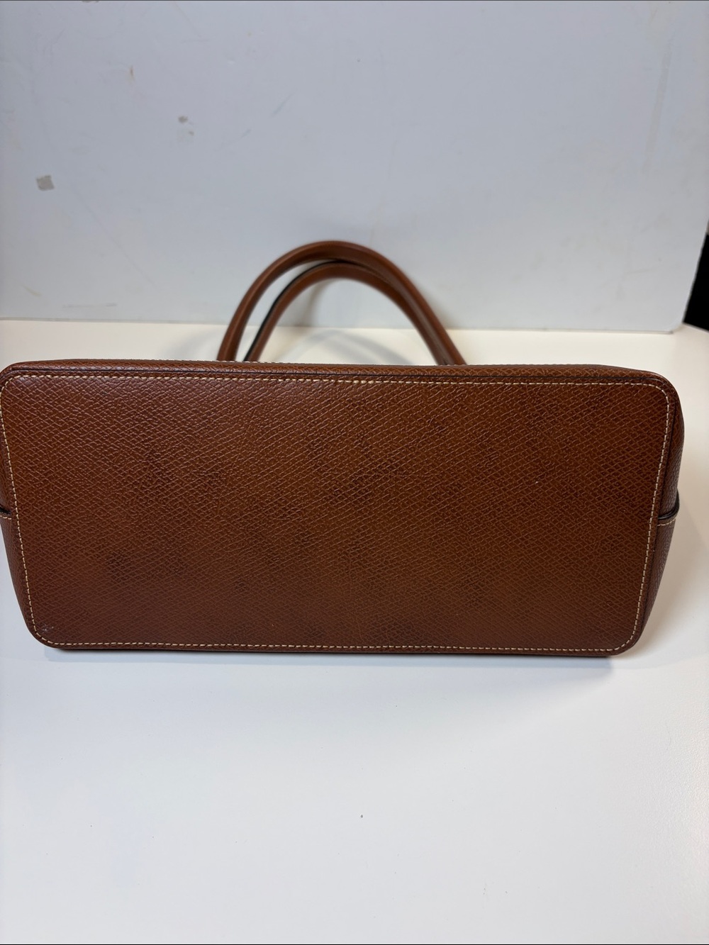 Longchamp Épure L Shoulder Bag Brown Leather Excellent Condition - Picture 7 of 9